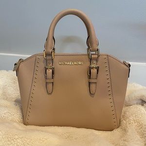 Michael Kors Gold-tone Hardware Leather Bag